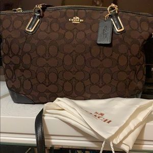 Coach Kelsey Bag Dark Brown